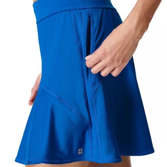NWT Sweaty Betty Blue Volley Tennis Skirt/Skort - Picture 3 of 16